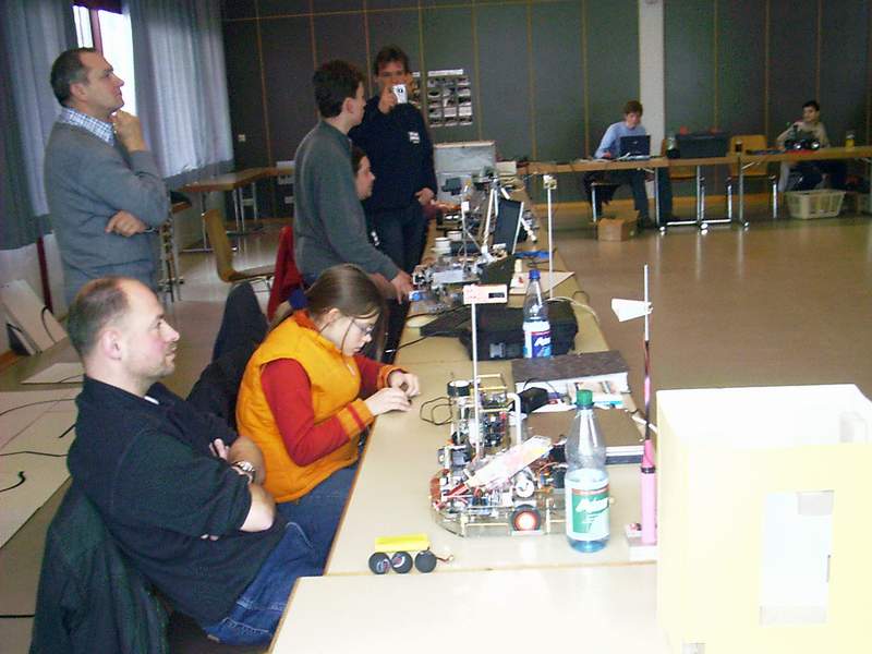 Tische der Teilnehmer